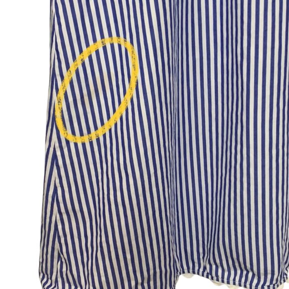 Tuckernuck Blue Stripe Georgia Dress XS Maxi Sleeveless Pockets Nautical Resort - Picture 7 of 15